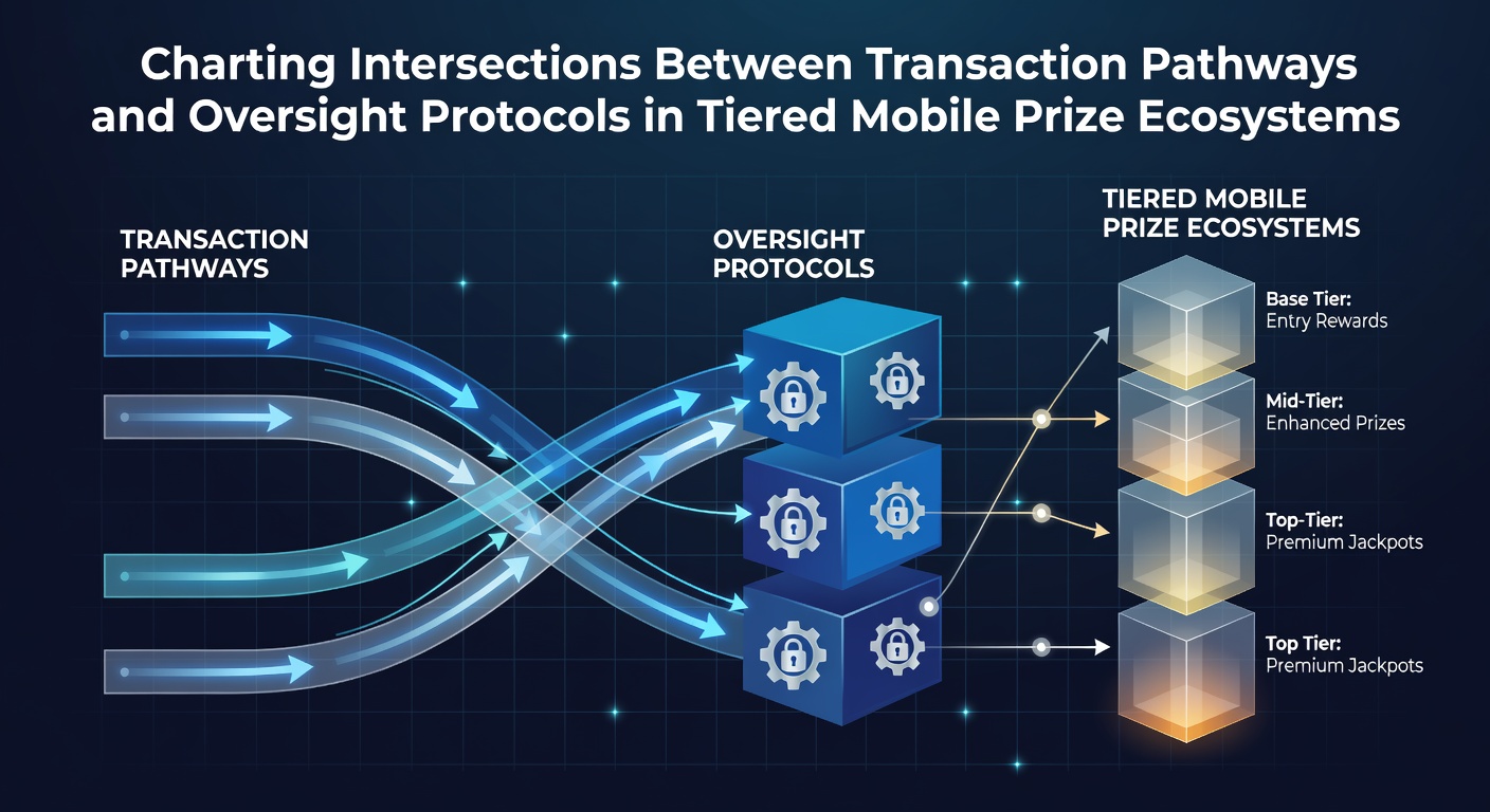 Darstellung von Transaktionspfaden in mobilen Gewinnsystemen mit gestuften Ebenen und Überwachungselementen