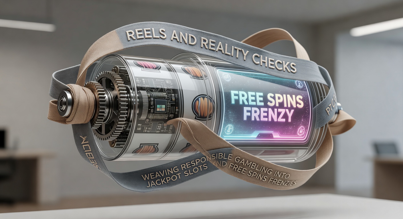 Dynamische Slot-Reels mit Jackpot-Symbolen und integrierten Warnhinweisen für verantwortungsvolles Spielen
